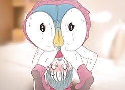 Piplup Not susceptible Along to Rump be advantageous to Bulma !Pokemon increased by lusus naturae dancing party anime Hentai ( Send up 2d coitus )porn